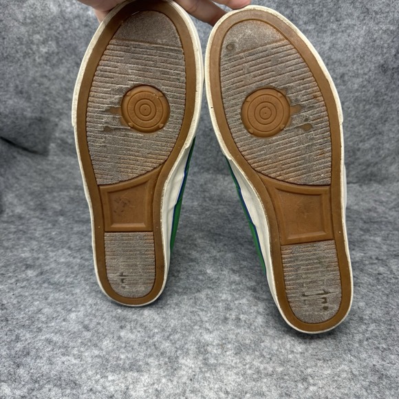 Polo Ralph Lauren "Clifton" Shoes Mens Size 11.5 D Green Canvas Sneakers Preppy - Picture 11 of 11